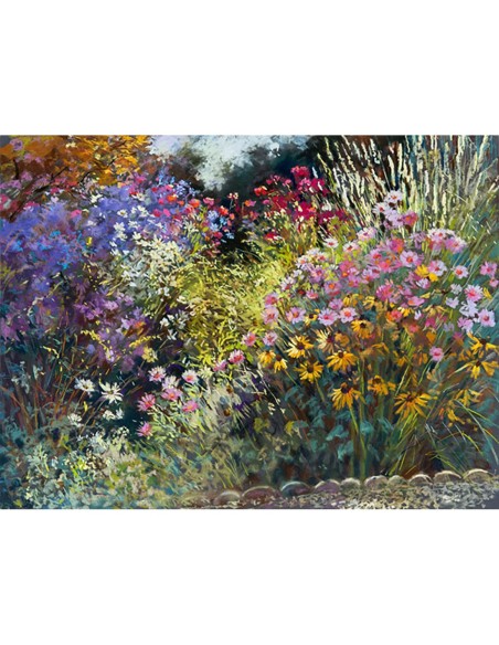 Atardecer en el jardín