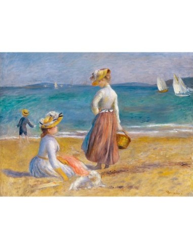 Figuras en la playa
