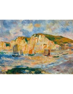 Mar y acantilados, ca. 1885