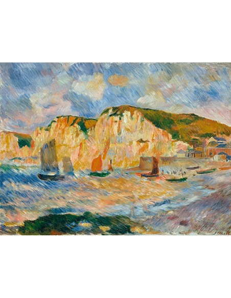 Mar y acantilados, ca. 1885