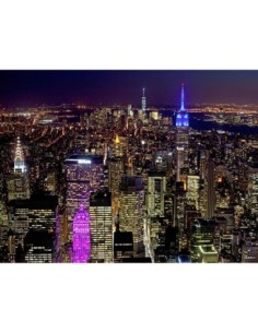 Midtown y el Bajo Manhattan de noche