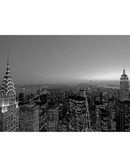 Midtown y el Bajo Manhattan al anochecer