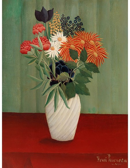 Ramo de flores con ásteres de China y tokios