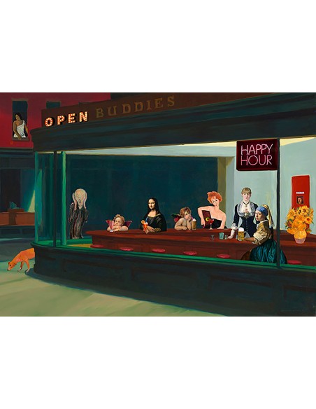 Una noche de arte (detalle)