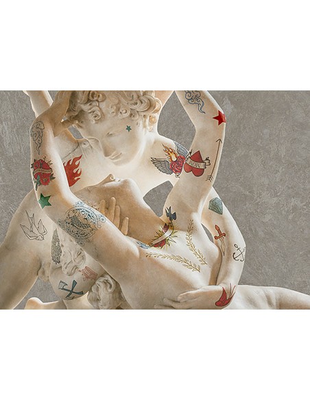 Amantes tatuados (Cupido y Psique)