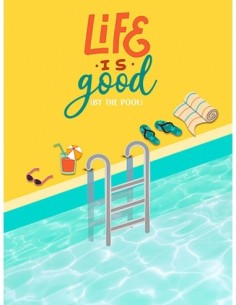 La vida es buena (junto a la piscina)