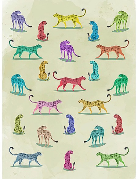 Patrón de vida silvestre I (multicolor)