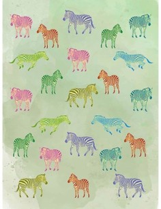 Patrón de vida silvestre III (multicolor)