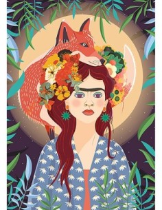 Diosa de una Luna Mágica (detalle)