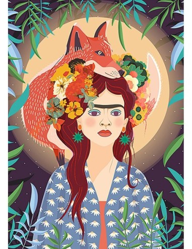 Diosa de una Luna Mágica (detalle)