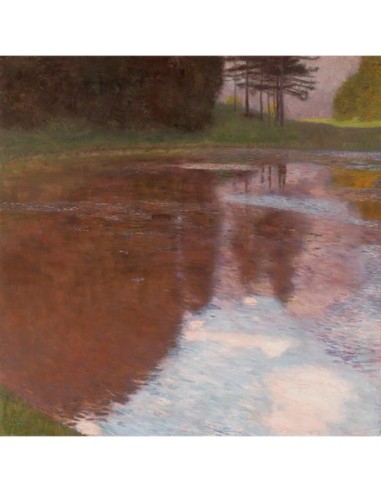 Estanque tranquilo cerca de Salzburgo