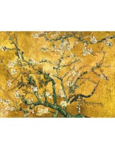 Van Gogh Deco - Almendro en flor (variación dorada)