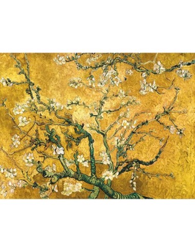 Van Gogh Deco - Almendro en flor (variación dorada)