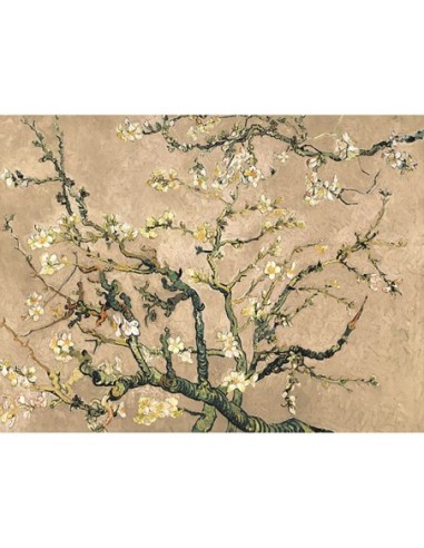Van Gogh Deco - Flor de almendro (variación beige)