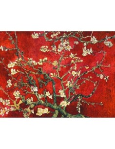 Van Gogh Deco - Flor de almendro (variación roja)