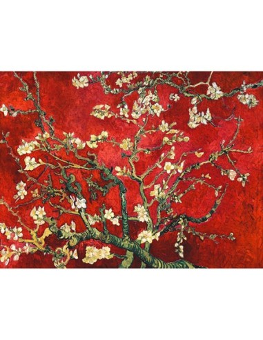 Van Gogh Deco - Flor de almendro (variación roja)