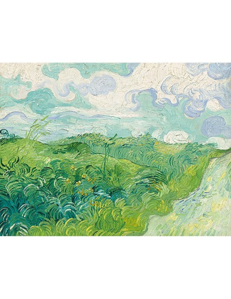 Campos de trigo verde, Auvers