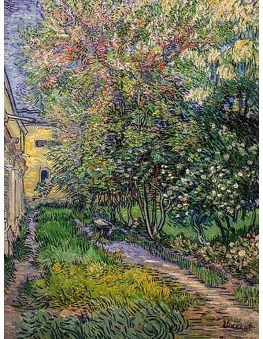 El jardín del asilo de Saint-Rémy