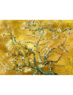Van Gogh Deco  Flor de almendro (variación dorada)