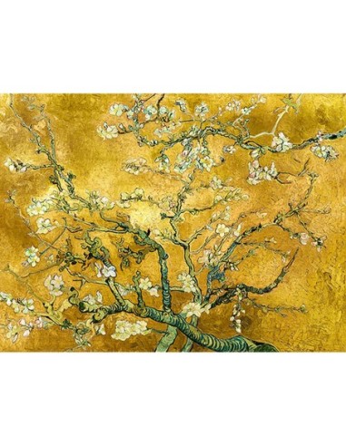 Van Gogh Deco  Flor de almendro (variación dorada)