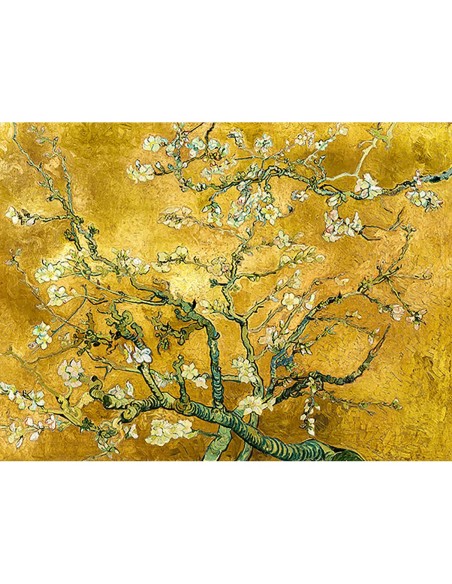 Van Gogh Deco  Flor de almendro (variación dorada)