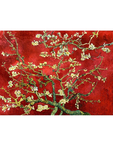 Van Gogh Deco  Flor de almendro (variante roja)