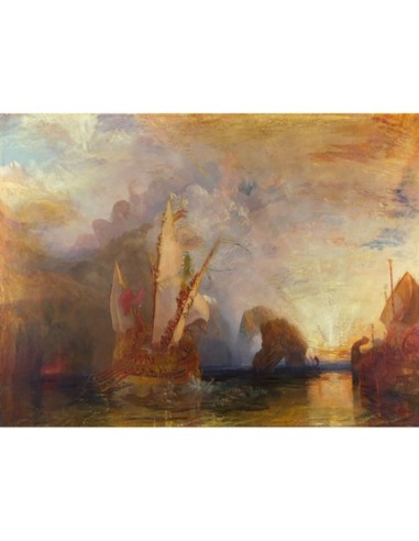 Ulises burlándose de Polifemo