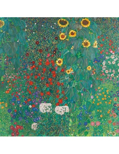 Jardín de granja con girasoles, 1907