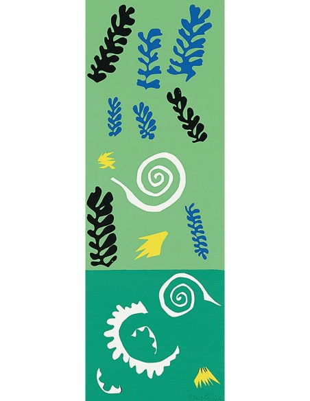 Composición de fondo verde, 1947