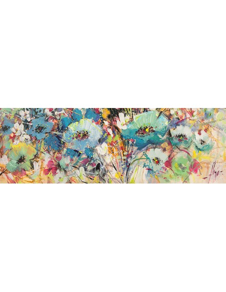 Campo de flores en primavera II (detalle)