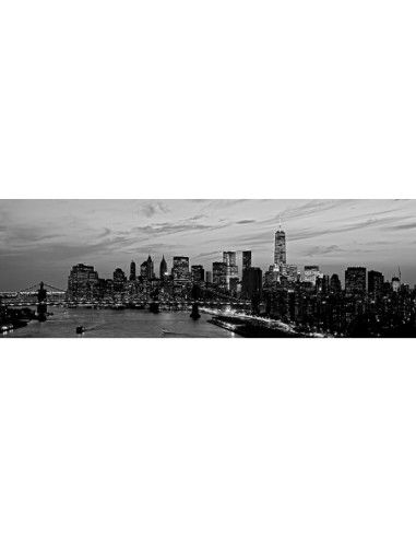 El Bajo Manhattan al anochecer