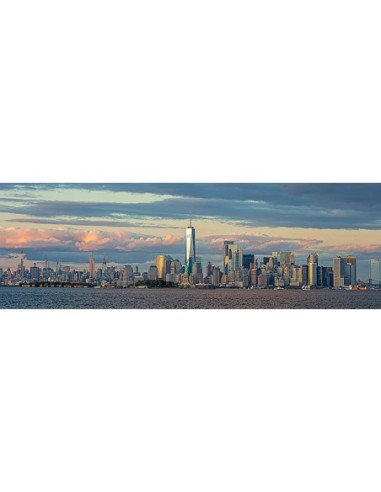 Manhattan con la Estatua de la Libertad y One WTC