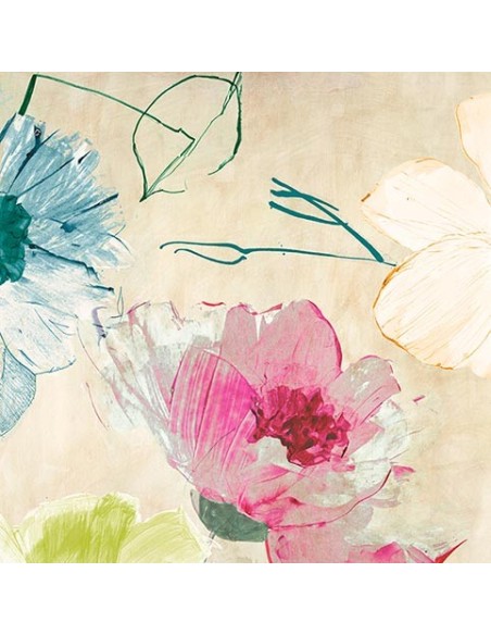 Composición floral colorida I (detalle)