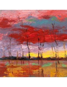 Atardecer en el bosque I