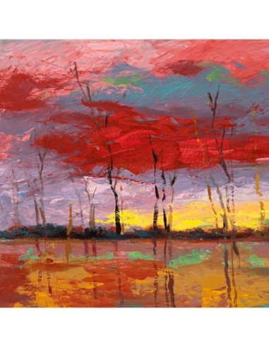 Atardecer en el bosque I