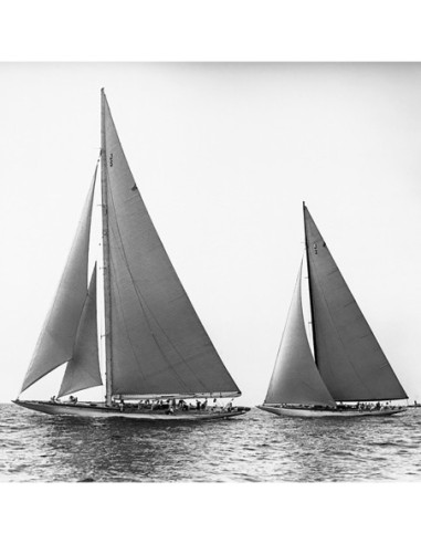 Veleros en la Copa América, 1934 (detalle)