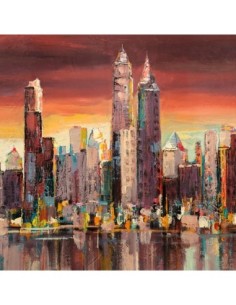 Atardecer en Nueva York (detalle)