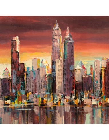 Atardecer en Nueva York (detalle)