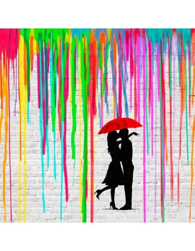 Romance bajo la lluvia (detalle)