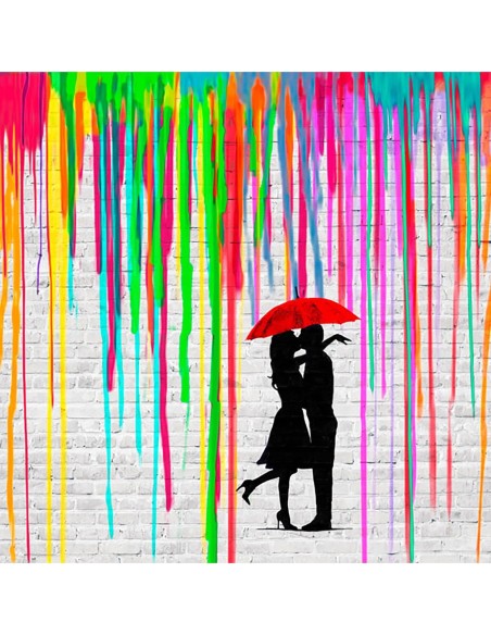 Romance bajo la lluvia (detalle)